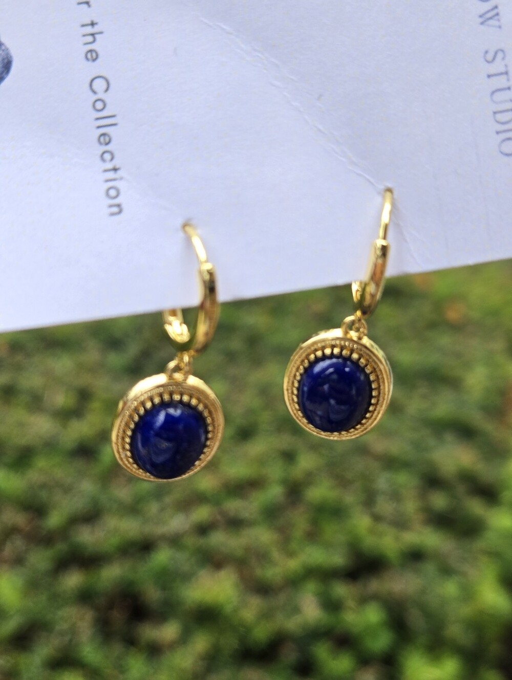 Lapis Lazuli Drop Earrings